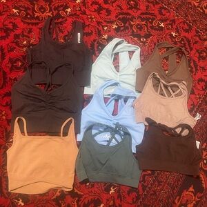 Bundle of new alphlete and gymshark bra